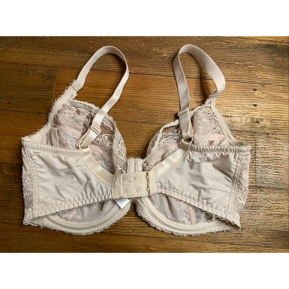 Charnos 34G beige/cream lace lingerie bra - Picture 4 of 8